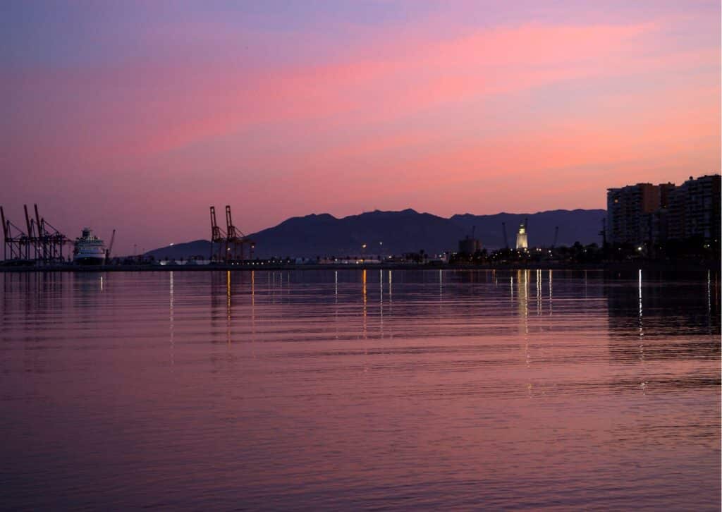 Dónde ver el atardecer en Málaga